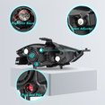 thumbnail image 2 of For 2013-2016 Dodge Dart Chrome Housing Clear Lens Headlights Factory Style 2PCS, 2 of 6