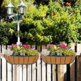 thumbnail image 1 of Deals of The Day! Gspmoly 3Pcs Half Round Flower Pot Padding Fabric Padding Reusable Garden Flower Basket Padding Replacement Padding Deals of The Day, 1 of 2