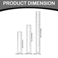 thumbnail image 3 of ZTTD Clear Plastic Ruler, 12 Inch Ruler, Clear Ruler with Centimeters and Inches, Straight Plastic Ruler for Home and Office Drawing Measuring Tools, 3 of 7
