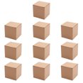 thumbnail image 1 of MasteelfCA 10pcs Kraft Paper Packing Box Delicate Storage Case Gift Packaging Tote Bags Durable Express Package Box (8x8x8cm), 1 of 8