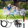 thumbnail image 4 of Meitianfacai Outdoor Misting Fan Kit, 16ft Mist Hose Mister Fan, Water Misters for Cooling for Patio backyard, Portable Misting System for Mist Fan, Independent Valve for Control, 4 of 8