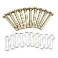thumbnail image 2 of 10/20 Pcs Goupilles de Cisaille de Rechange et Goupilles de Clapet pour Souffleuses à Neige 738-04155, 2 of 8