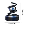 thumbnail image 3 of Birdeem Double Ring Levitation Rotating Incense Solar Car Perfume Lasting Car Interior Decorations Ornaments, 3 of 5