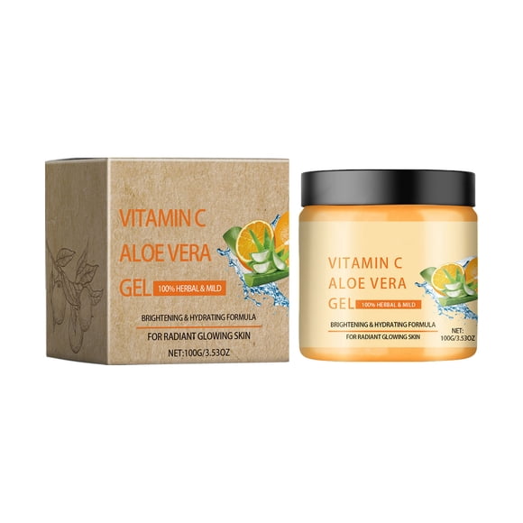 FSTDelivery Beauty & Personal Care! Vitamins Aloe Extract Gel Firming Deeped Moisturising After Sun Repair 100g , Moisturizing Care Cream, Birthday Christmas Gift for Women & Girlfriend