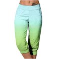 thumbnail image 1 of Yuyuzo Womens Capri Pants High Waisted Drawstring Sweatpants Running Gym Cropped Trousers with Pockets, 1 of 6