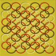 thumbnail image 1 of Ahgly Company Tapis d'Intérieur Lavable en Machine Carré Transitionnel Jaune Banane, 8 Pieds Carré, 1 of 7