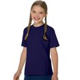 thumbnail image 1 of Hanes Authentic TAGLESS Kid`s Cotton T-Shirt, S, Deep Navy, 1 of 1