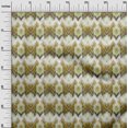 thumbnail image 3 of oneOone Polyester Spandex Olive Green Fabric Flame Stitch Craft Projects Decor Fabric Printed By The Yard 56 Inch Wide, 3 of 4
