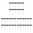 thumbnail image 2 of Maytalsory 12piece Convenient Plant Labels For Easy Identification Made With Durable Metal Metal Plant Label Garden Markers black 3Set, 2 of 6