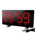 thumbnail image 1 of fastboy Réveil de Table Numérique Radio FM Mode Répétition Chambre Hôtel Affichage LED Réveil avec Port USB, Affichage Rouge, 1 of 7