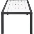 thumbnail image 4 of Meridian Furniture Nizuc Table Basse de Patio Extérieur en Bois Blanc, 4 of 7