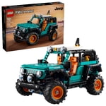 LEGO Technic Jeep Wrangler Rubicon SUV - Building Toy for Boys & Girls, Ages 10+ - Model Car Kit with Detailed Features - Display Set for Bedroom Decor - Gift for Birthdays - 42227