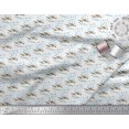 thumbnail image 2 of Soimoi polyester Crepe Fabric Waves,Bubbles & Fish Ocean Print Sewing Fabric Yard 42 Inch Wide, 2 of 3