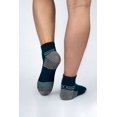 thumbnail image 4 of OTECKA Unisex Performance Quarter Socks with Moisture-Wicking - Cushion Comfort Quarter Socks, Blue - 6 Packs, Small-Medium, 4 of 5