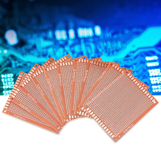Prototype Universel DIY PCB, 10 Pcs/set Carte de Circuit Universel, Pré-Percé pour le Soudage DIY