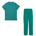 thumbnail image 1 of Men's Scrubs Set Scrub Top and Pants Scrubs Set, 1 of 3