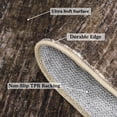 thumbnail image 4 of HOMERRY Washable 9' x 12' Modern Area Rug for Living Room Solid Print Indoor Washable Neutral Carpet, Blue, 4 of 5