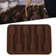 thumbnail image 4 of <p> ， Chocolate Molds， DIY Baking  Conductivity And Flexibility Bakeware Kitchen Accessories Spoon Shape For Hot Chocolate Bombs Candy</p>, 4 of 7