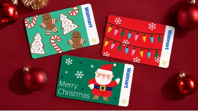 Holiday gift cards