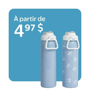 Bouteilles réutilisables dès 4,97 $