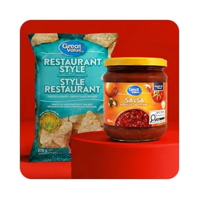 Shop Great Value tortilla chips and salsa