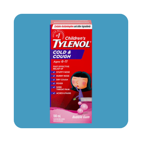 Sirop enfants Tylenol rhume et toux
