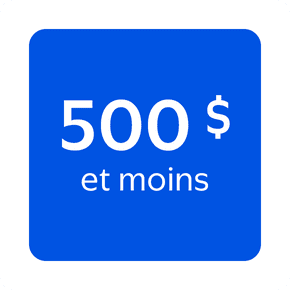Magasinez articles à 500 $ et moins