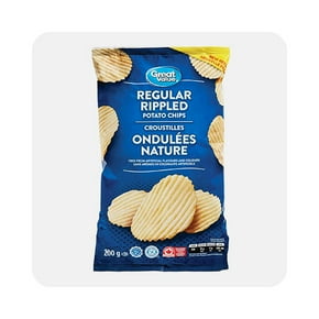 Shop Great Value regular rippled potato chips