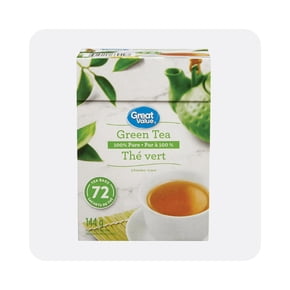 Shop Great Value green tea 72 bags