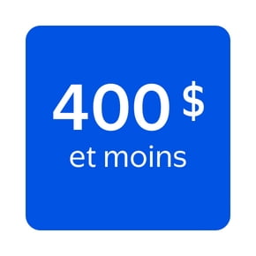 Magasiner 400 $ et moins