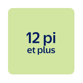 Produits de 12 pieds et plus