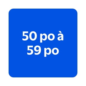 50 po - 59 po