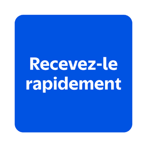 Recevez-le rapidement