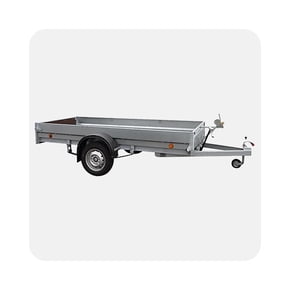 Shop utility trailer for hauling