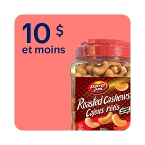 Noix de cajou à 10 $ et moins