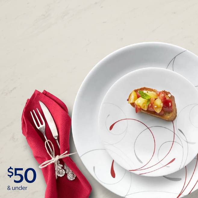 Dazzling dinnerware