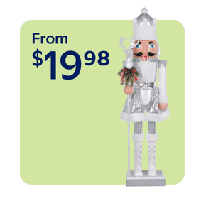 Nutcracker figures starting at $19.98