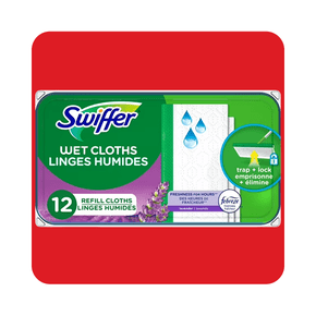 Lingettes humides Swiffer 12 unités