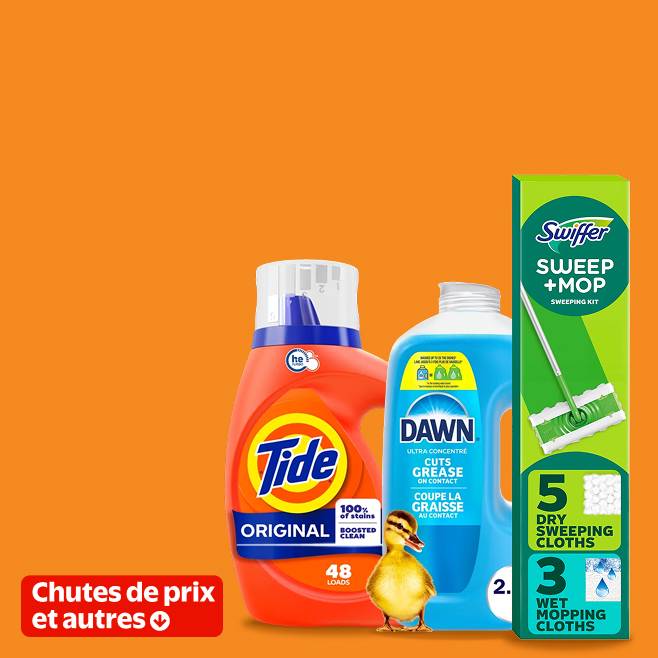 Économisez sur les essentiels ménagers