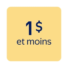 Articles à 1 dollar et moins