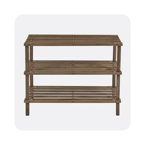 Shop three-tier wooden shelf