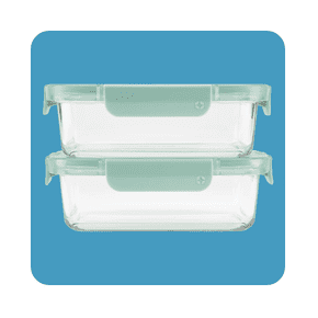 Shop glass food storage containers