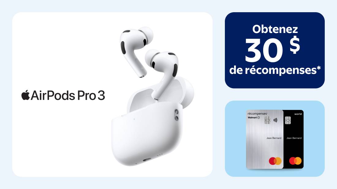 Obtenez 30 $ de récompenses*