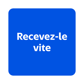 Recevez-le rapidement