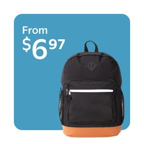 Backpacks starting at $6.97