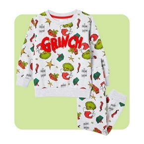 Shop kids Grinch holiday pyjama set