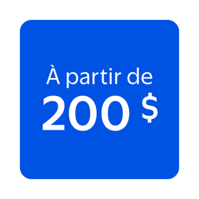 Produits à partir de 200 dollars