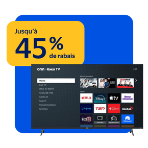 Téléviseurs jusqu’à 45 pour cent de rabais