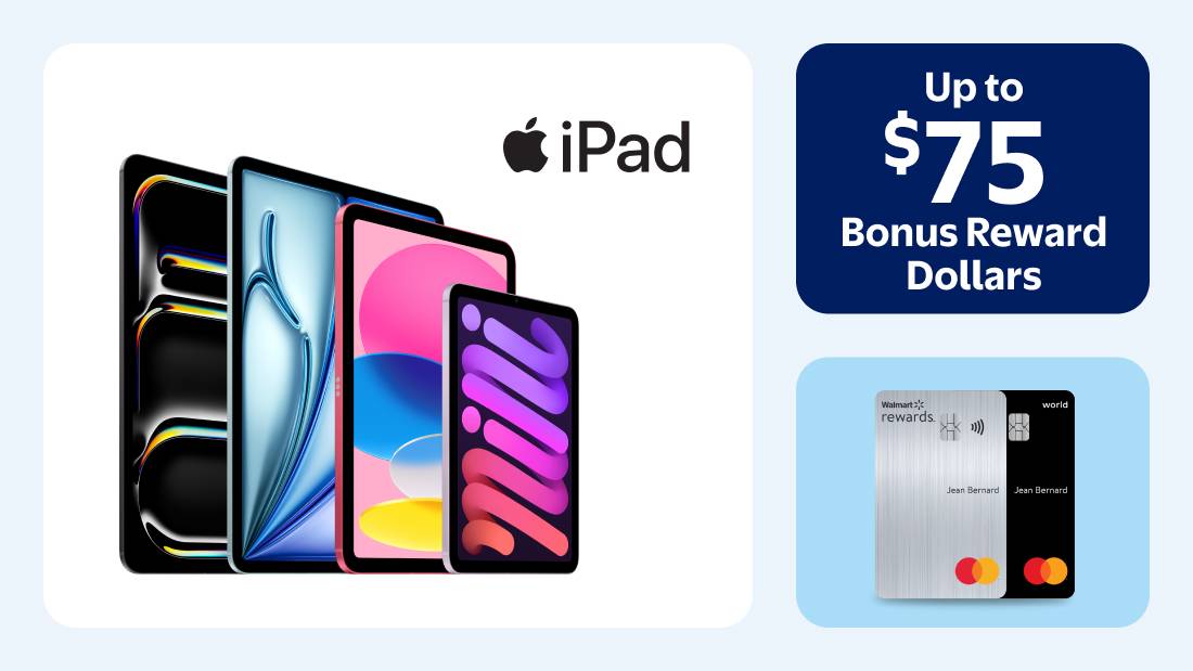 Up to $75 reward dollars*