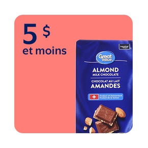Tablettes de chocolat à partir de 5 $